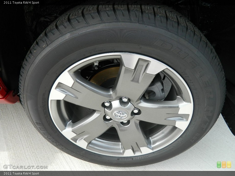 2011 Toyota RAV4 Sport Wheel and Tire Photo #59677678
