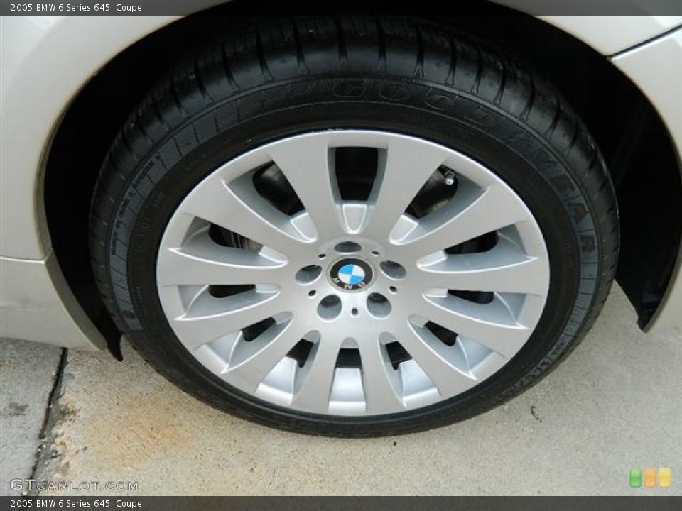 2005 BMW 6 Series 645i Coupe Wheel and Tire Photo #59677924