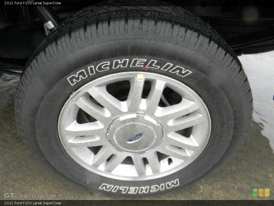 2012 Ford F150 Lariat SuperCrew Wheel and Tire Photo #59679236