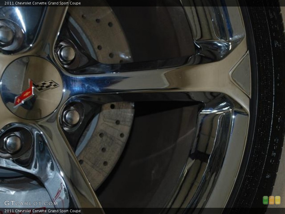2011 Chevrolet Corvette Grand Sport Coupe Wheel and Tire Photo #59680625