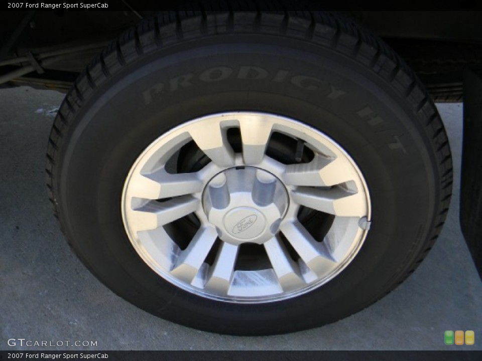 2007 Ford Ranger Sport SuperCab Wheel and Tire Photo #59681540