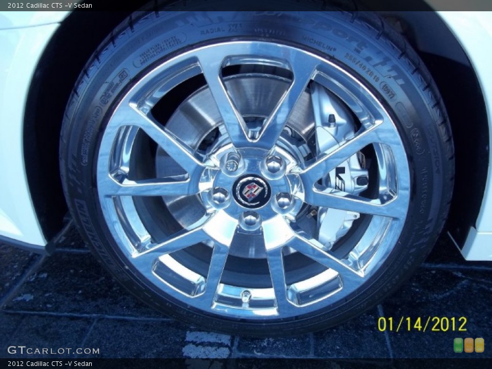 2012 Cadillac CTS -V Sedan Wheel and Tire Photo #59682050