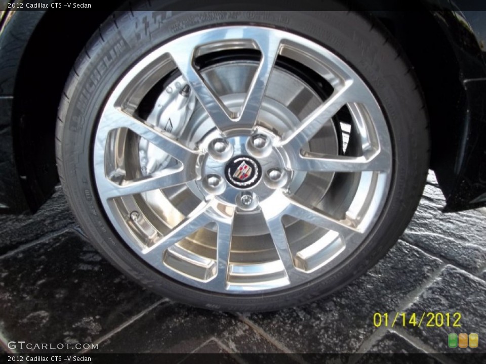2012 Cadillac CTS -V Sedan Wheel and Tire Photo #59682521