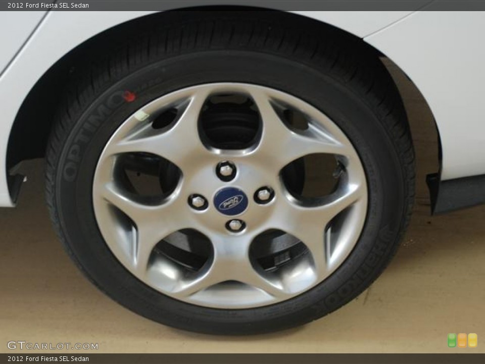 2012 Ford Fiesta SEL Sedan Wheel and Tire Photo #59685278