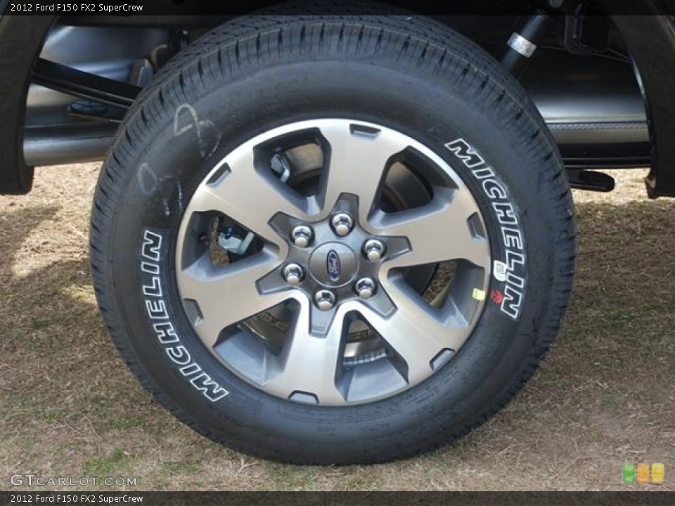 2012 Ford F150 FX2 SuperCrew Wheel and Tire Photo #59686136