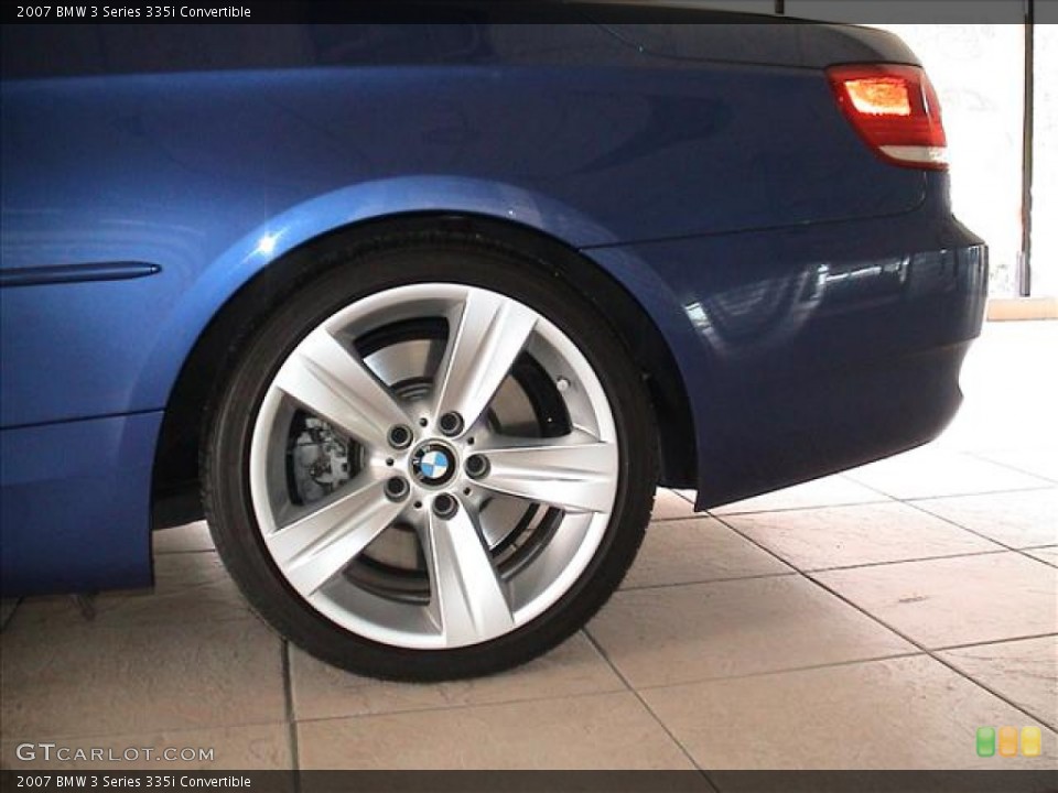2007 BMW 3 Series 335i Convertible Wheel and Tire Photo #59693888