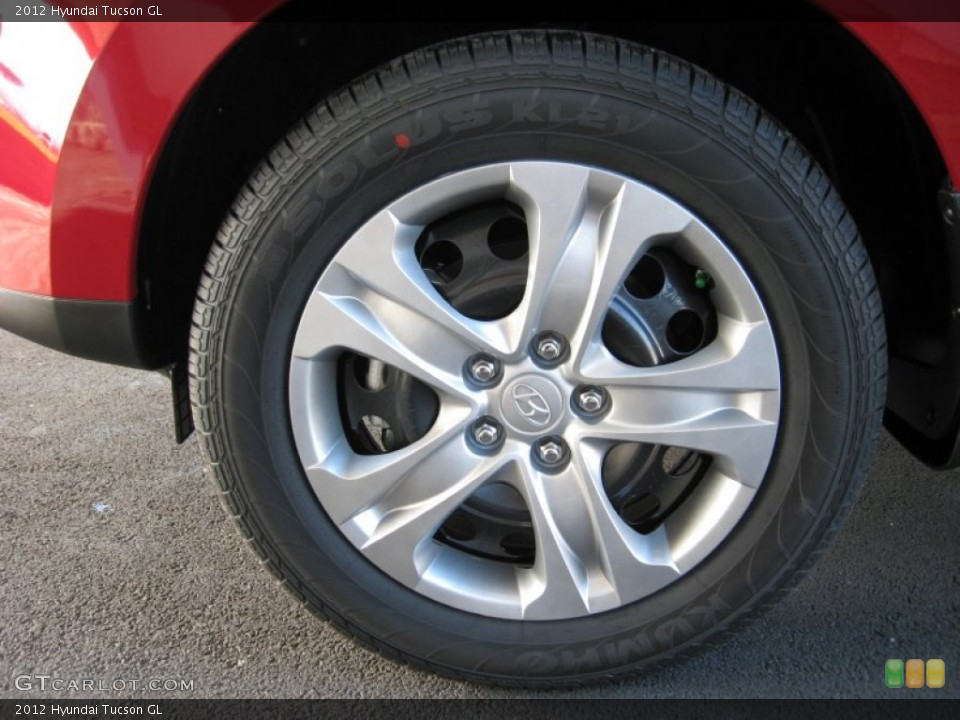 2012 Hyundai Tucson GL Wheel and Tire Photo #59701873