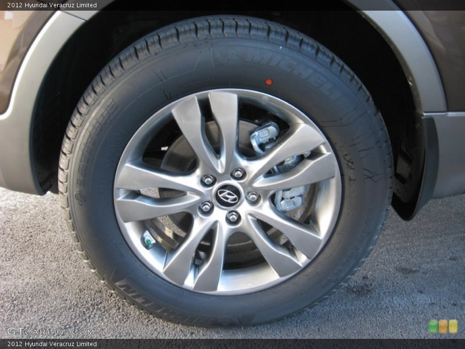 2012 Hyundai Veracruz Limited Wheel and Tire Photo #59702128