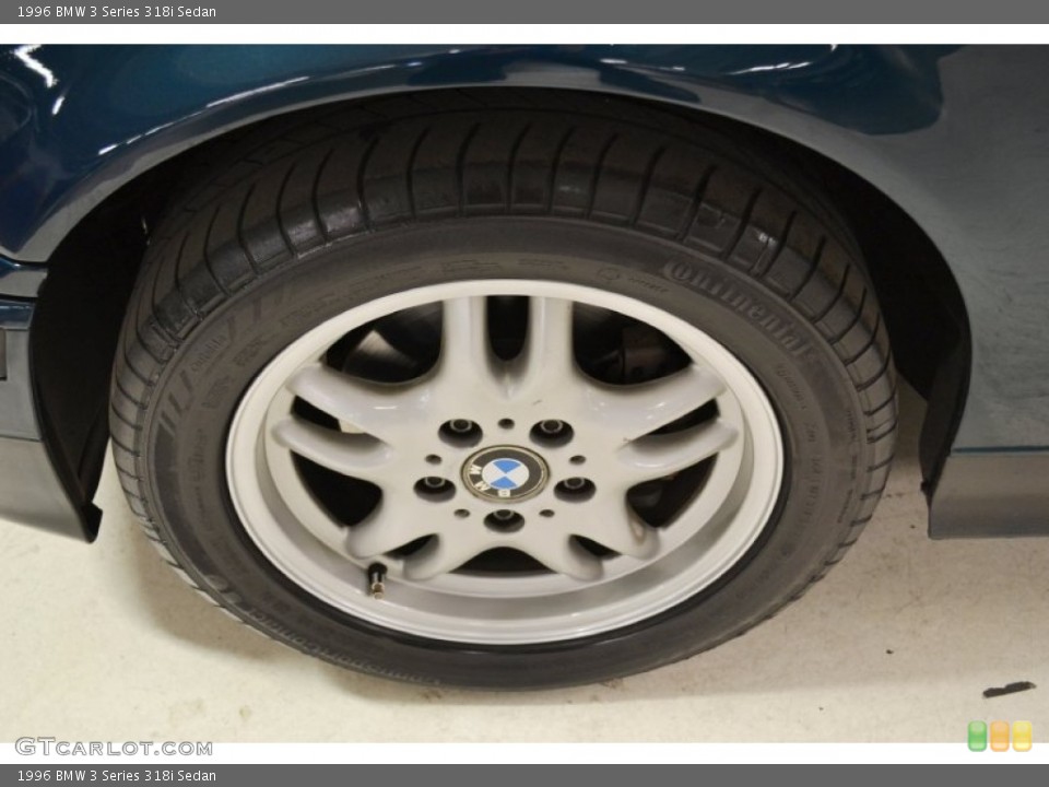 1996 BMW 3 Series 318i Sedan Wheel and Tire Photo #59704026