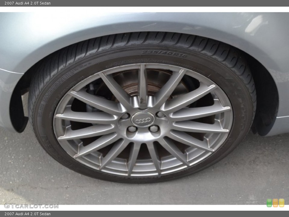 2007 Audi A4 2.0T Sedan Wheel and Tire Photo #59704446