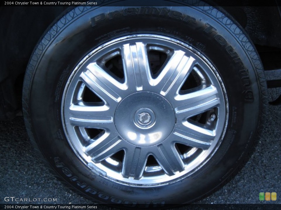 2004 Chrysler Town & Country Touring Platinum Series Wheel and Tire Photo #59705639