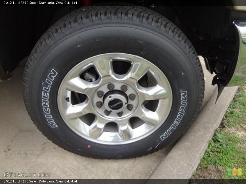 2012 Ford F250 Super Duty Lariat Crew Cab 4x4 Wheel and Tire Photo #59710422