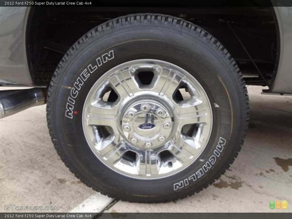 2012 Ford F250 Super Duty Lariat Crew Cab 4x4 Wheel and Tire Photo #59710665