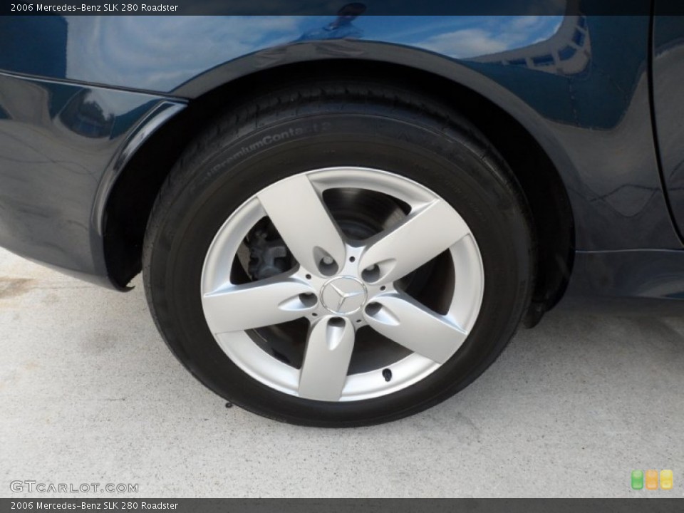 2006 Mercedes-Benz SLK 280 Roadster Wheel and Tire Photo #59710750