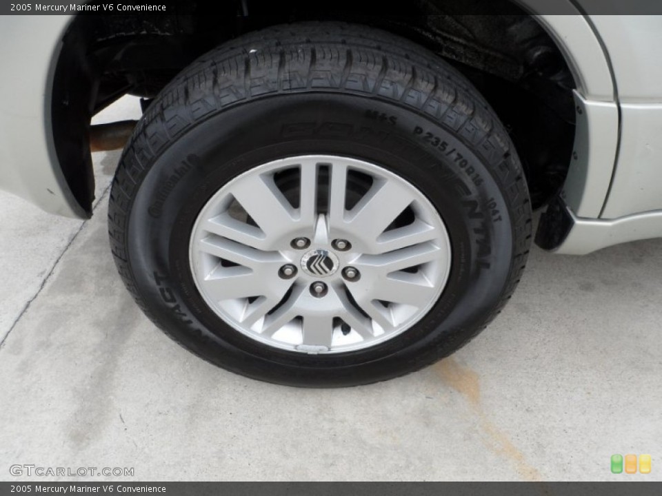 2005 Mercury Mariner V6 Convenience Wheel and Tire Photo #59711562