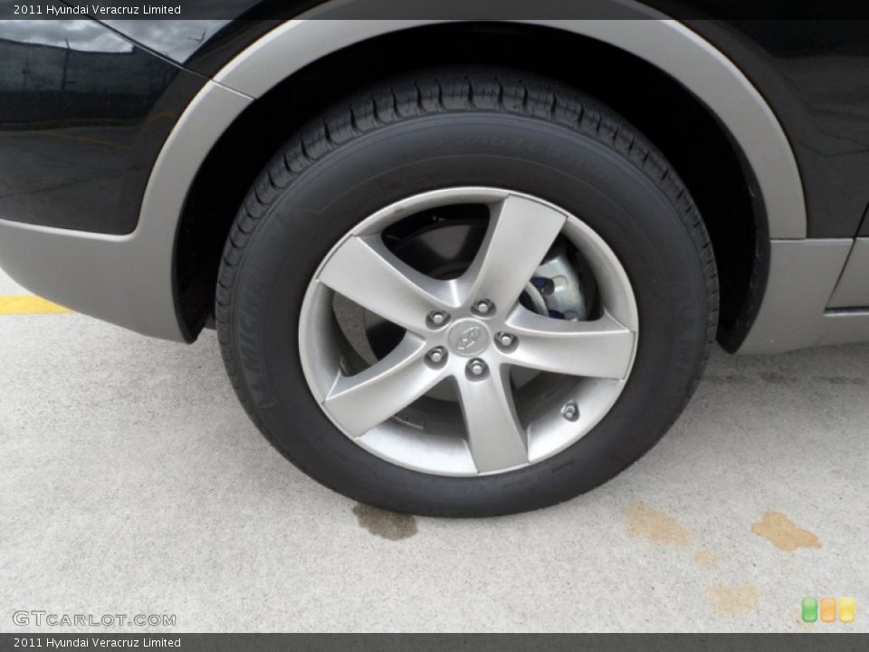 2011 Hyundai Veracruz Limited Wheel and Tire Photo #59717208