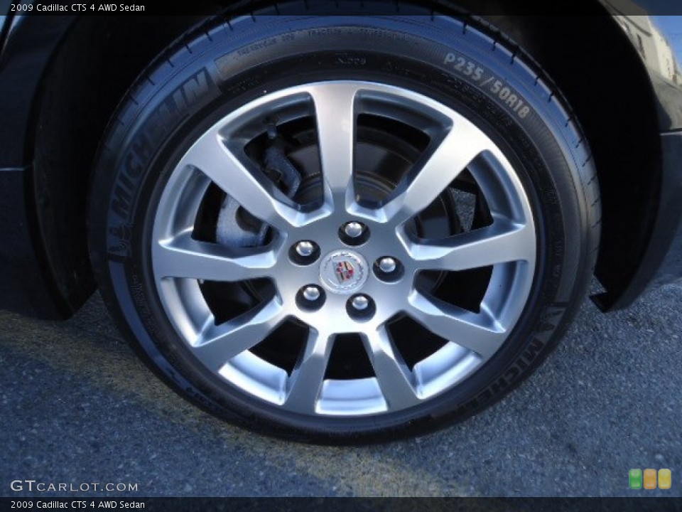 2009 Cadillac CTS 4 AWD Sedan Wheel and Tire Photo #59717576