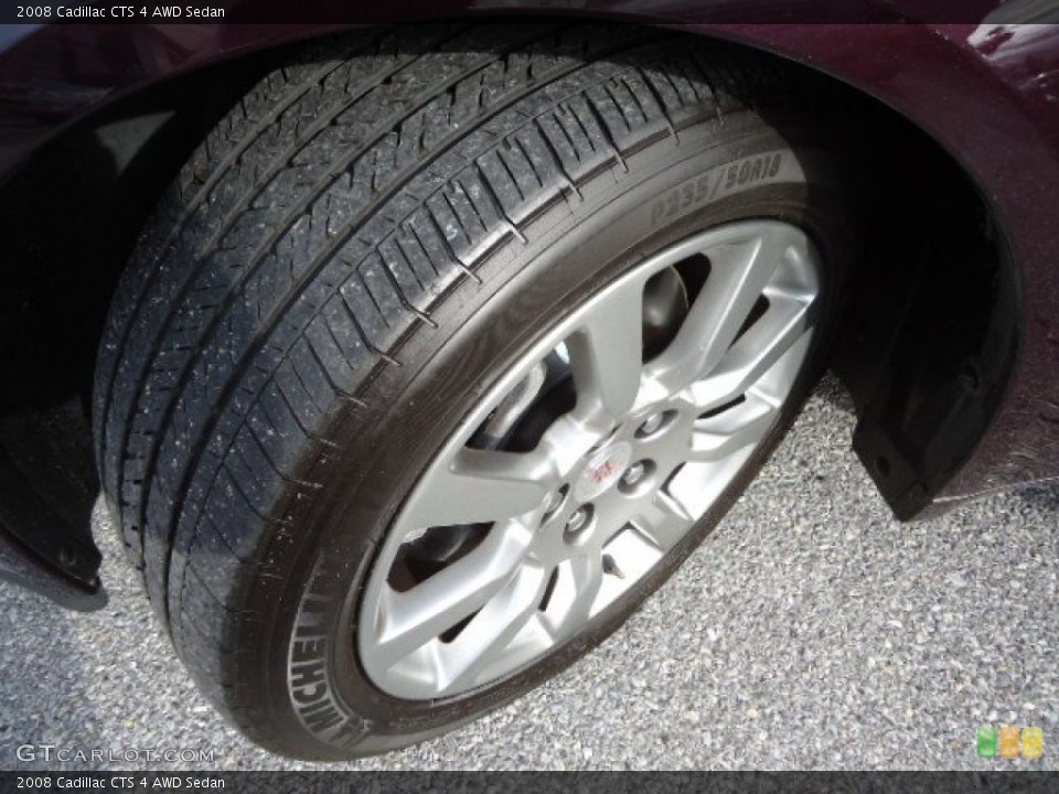 2008 Cadillac CTS 4 AWD Sedan Wheel and Tire Photo #59718538