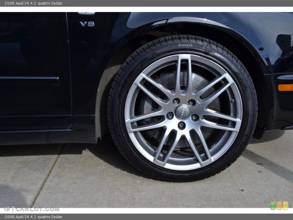 2008 Audi S4 4.2 quattro Sedan Wheel and Tire Photo #59721729