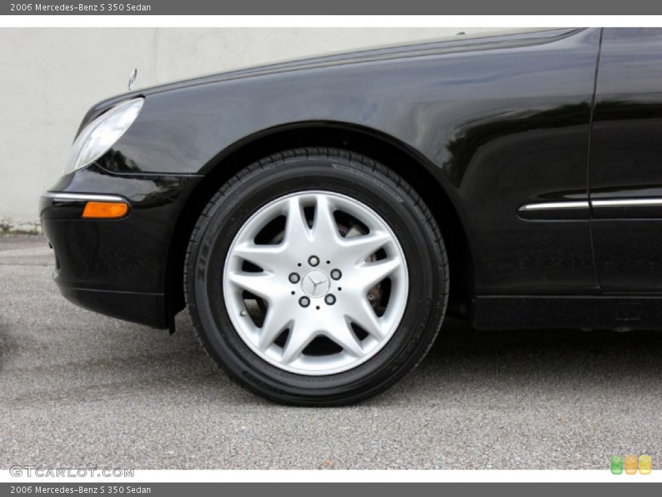 2006 Mercedes-Benz S 350 Sedan Wheel and Tire Photo #59722029