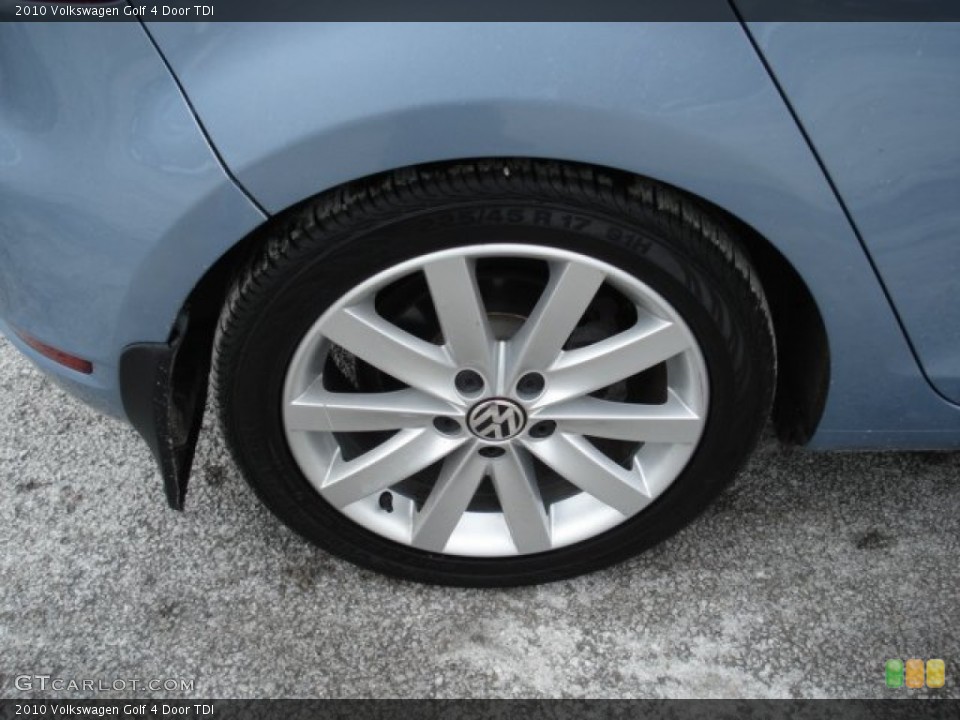 2010 Volkswagen Golf 4 Door TDI Wheel and Tire Photo #59722371