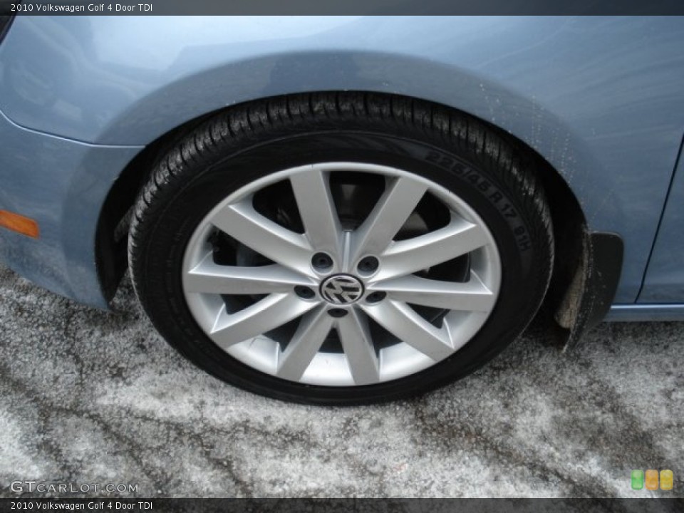 2010 Volkswagen Golf 4 Door TDI Wheel and Tire Photo #59722389