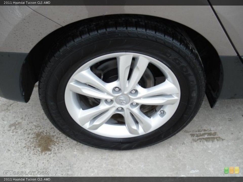 2011 Hyundai Tucson GLS AWD Wheel and Tire Photo #59723865