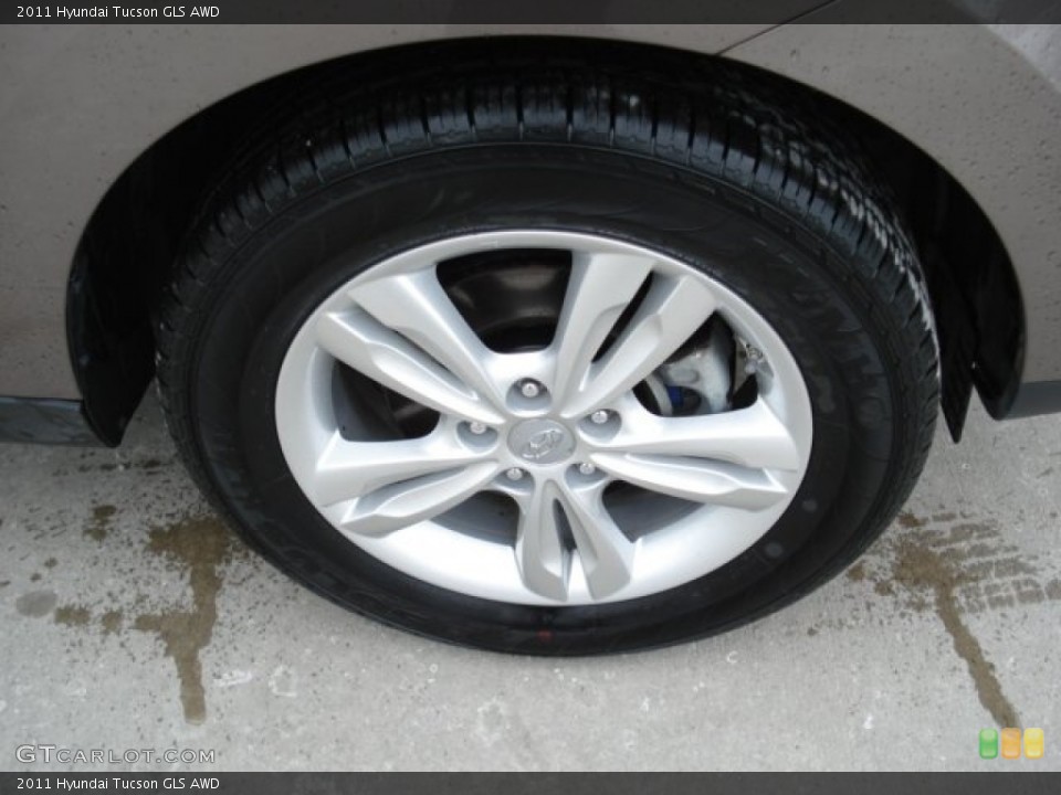 2011 Hyundai Tucson GLS AWD Wheel and Tire Photo #59723874