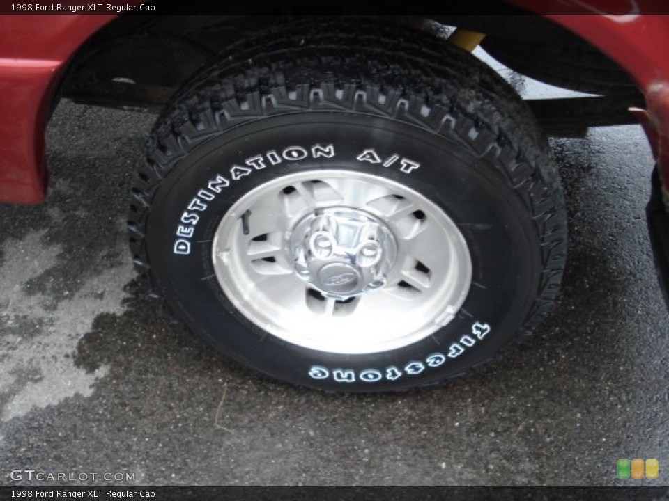 1998 Ford Ranger XLT Regular Cab Wheel and Tire Photo #59725050