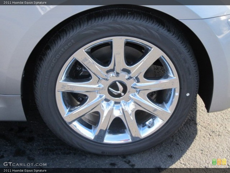 2011 Hyundai Equus Signature Wheel and Tire Photo #59727105