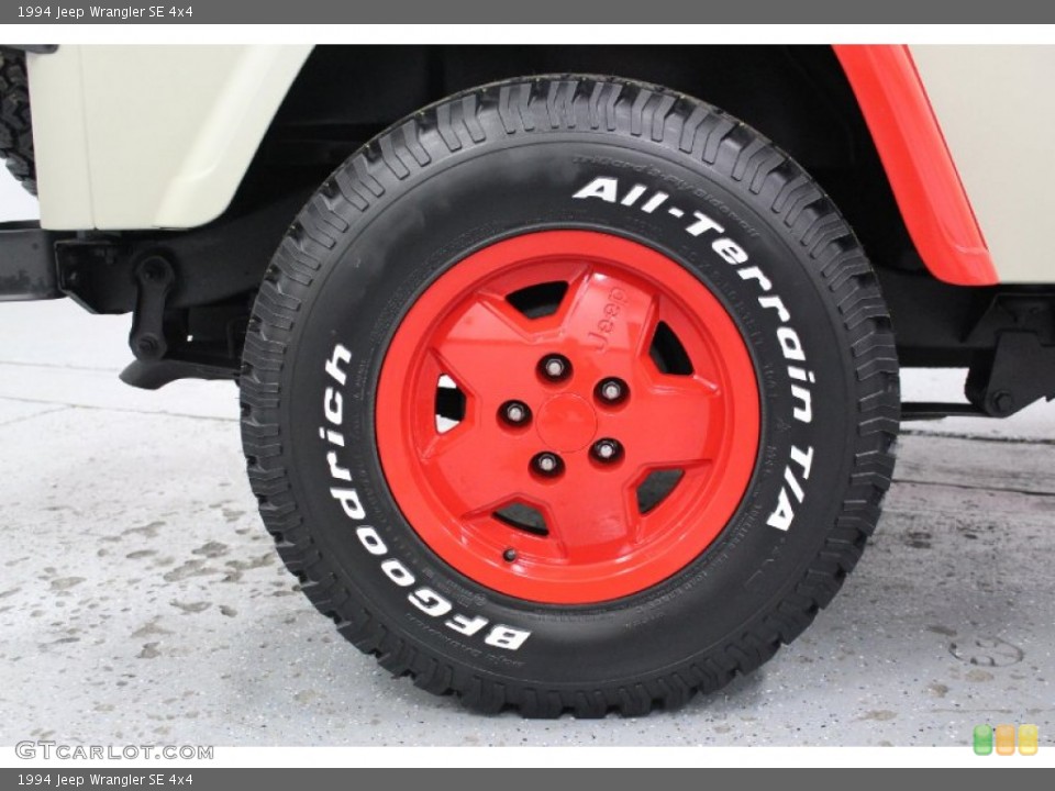 1994 Jeep Wrangler Wheels and Tires