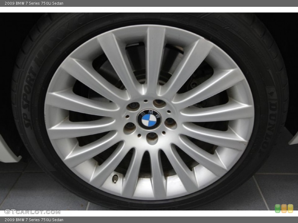 2009 BMW 7 Series 750Li Sedan Wheel and Tire Photo #59735100