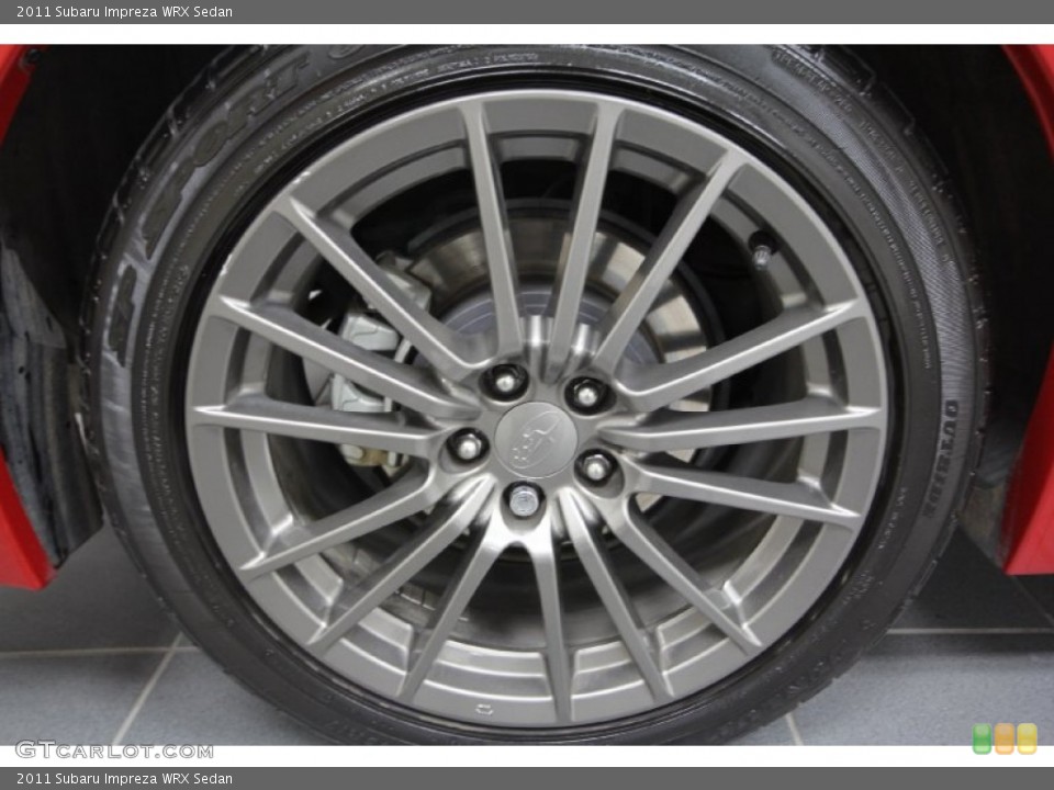 2011 Subaru Impreza WRX Sedan Wheel and Tire Photo #59737095