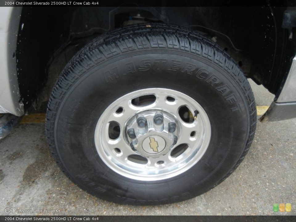 2004 Chevrolet Silverado 2500HD LT Crew Cab 4x4 Wheel and Tire Photo #59742494