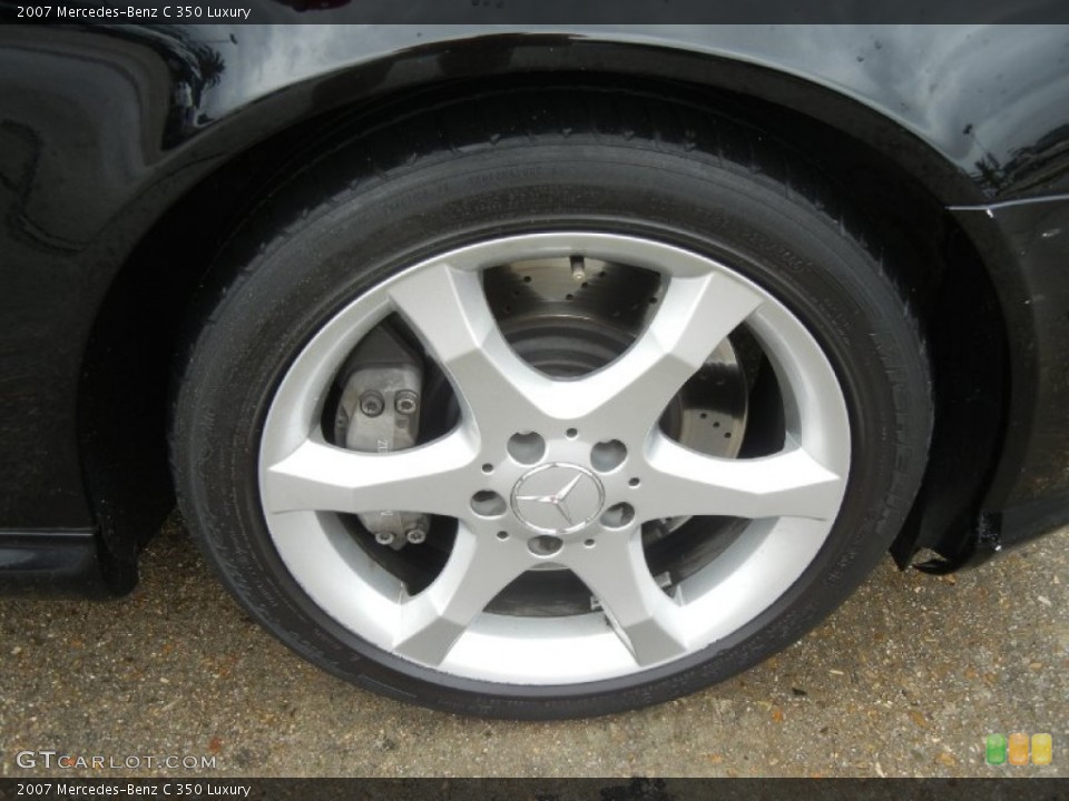 2007 Mercedes-Benz C 350 Luxury Wheel and Tire Photo #59742941