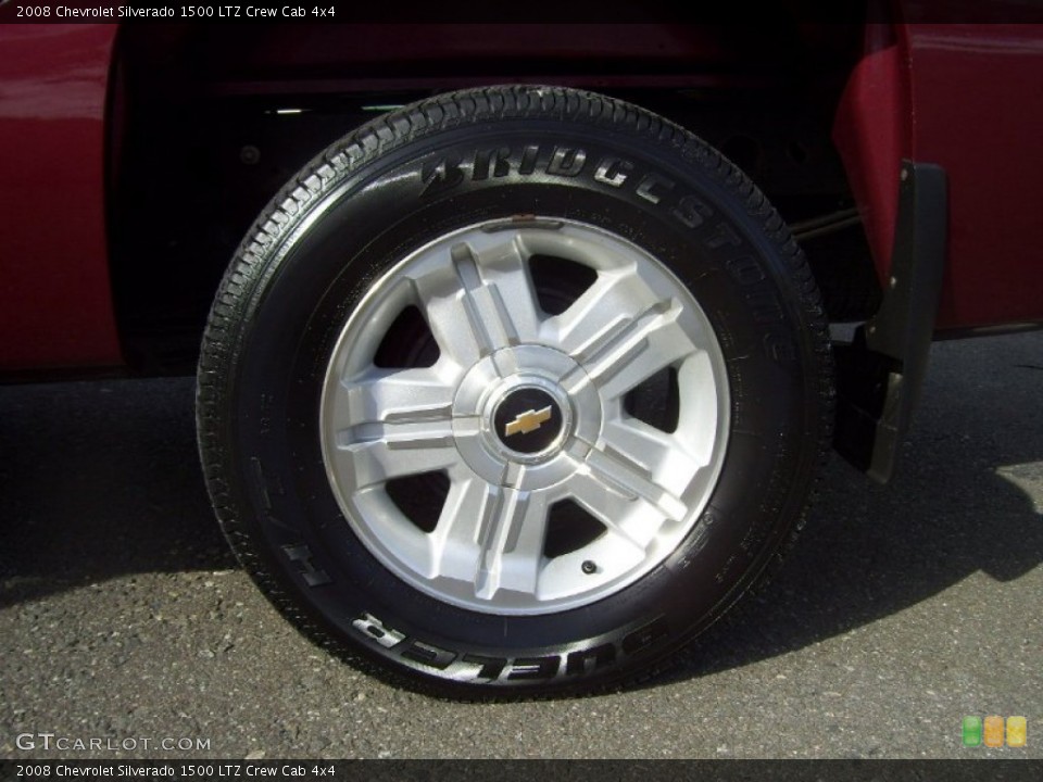 2008 Chevrolet Silverado 1500 LTZ Crew Cab 4x4 Wheel and Tire Photo #59743067