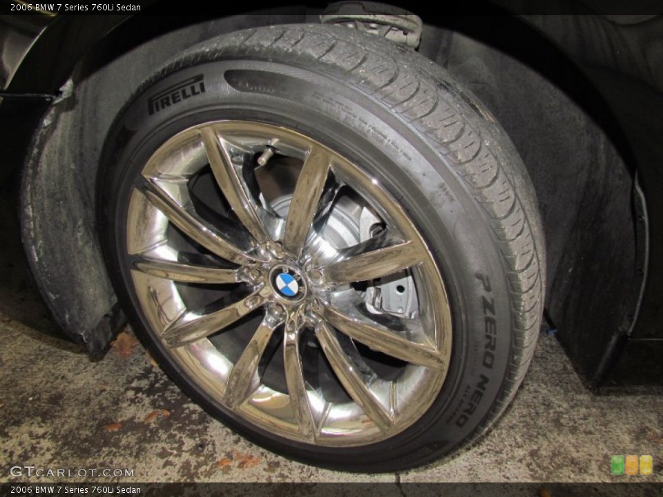 2006 BMW 7 Series 760Li Sedan Wheel and Tire Photo #59744348