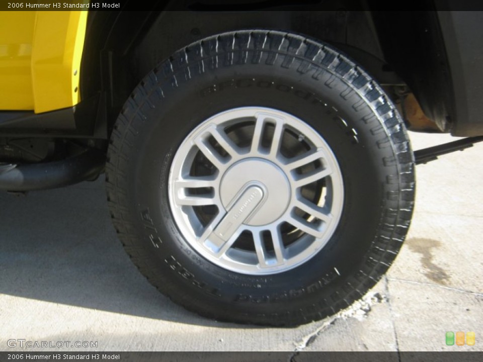 2006 Hummer H3  Wheel and Tire Photo #59748593