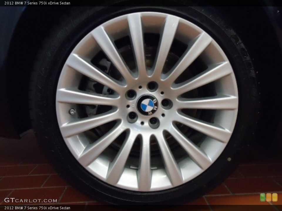 2012 BMW 7 Series 750i xDrive Sedan Wheel and Tire Photo #59750495