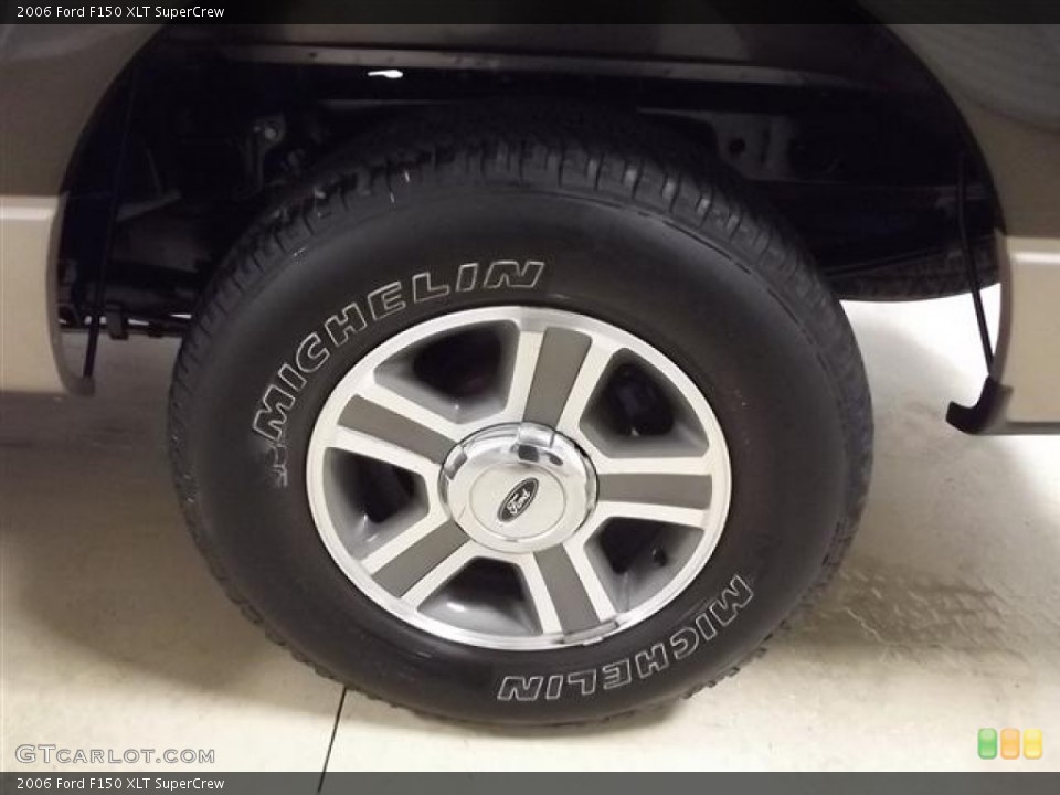 2006 Ford F150 XLT SuperCrew Wheel and Tire Photo #59752013