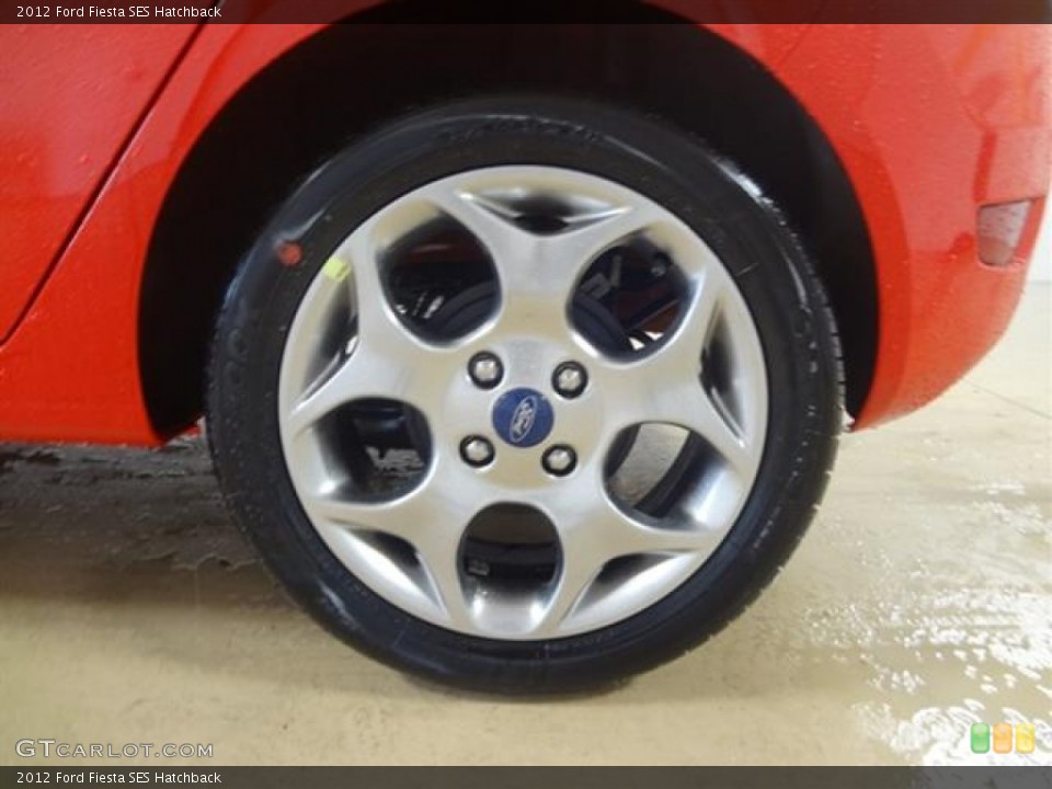 2012 Ford Fiesta SES Hatchback Wheel and Tire Photo #59754486