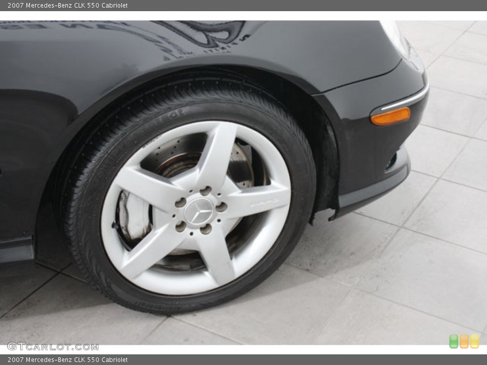 2007 Mercedes-Benz CLK 550 Cabriolet Wheel and Tire Photo #59754751