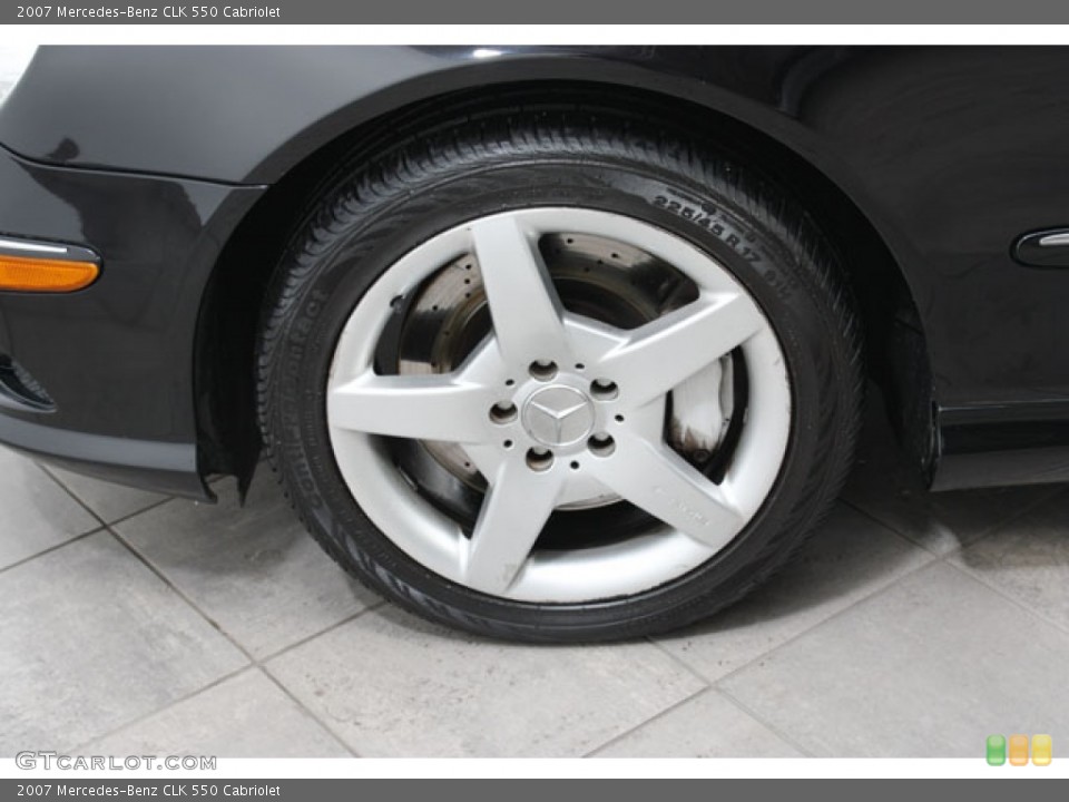 2007 Mercedes-Benz CLK 550 Cabriolet Wheel and Tire Photo #59754758