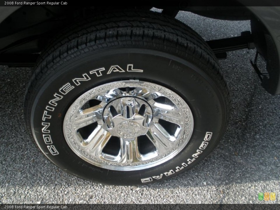 2008 Ford Ranger Sport Regular Cab Wheel and Tire Photo #59755130