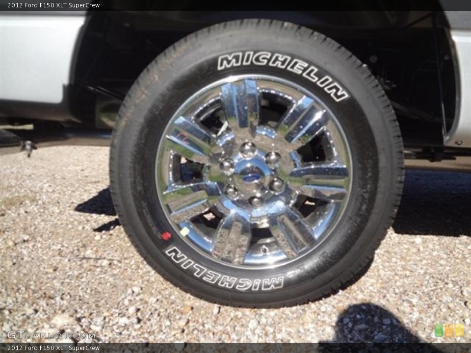 2012 Ford F150 XLT SuperCrew Wheel and Tire Photo #59755214