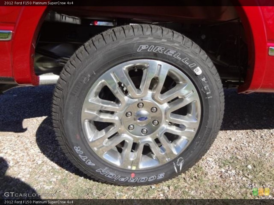 2012 Ford F150 Platinum SuperCrew 4x4 Wheel and Tire Photo #59756534