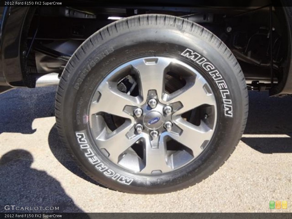 2012 Ford F150 FX2 SuperCrew Wheel and Tire Photo #59757149