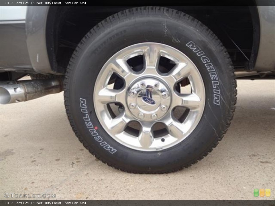 2012 Ford F250 Super Duty Lariat Crew Cab 4x4 Wheel and Tire Photo #59761076