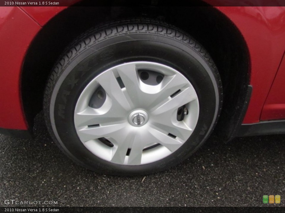 2010 Nissan Versa 1.8 S Sedan Wheel and Tire Photo #59761709