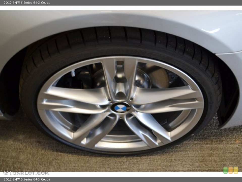 2012 BMW 6 Series 640i Coupe Wheel and Tire Photo #59764289